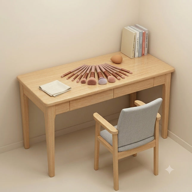 Solid Wood Computer Desk Home Office Table