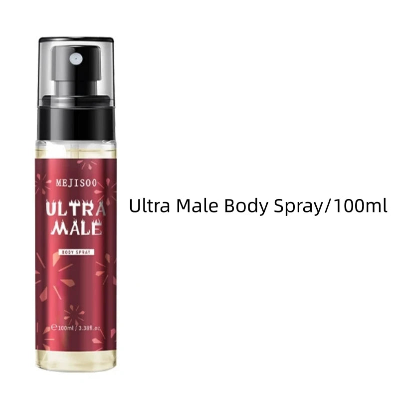 Unisex Body Fragrance Perfume Spray with Fresh Natural and Long-Lasting Deodorant Small and Portable Suitable for Use on Dates