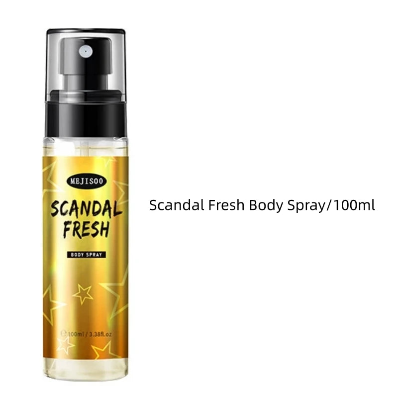 Unisex Body Fragrance Perfume Spray with Fresh Natural and Long-Lasting Deodorant Small and Portable Suitable for Use on Dates