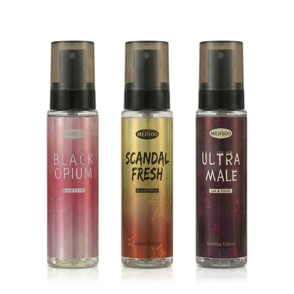 Unisex Body Fragrance Perfume Spray with Fresh Natural and Long-Lasting Deodorant Small and Portable Suitable for Use on Dates