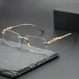Rimless Sunglasses Oval Fashion Metal Eyeglasses Women Men Shades Square Sun Glasses For Female Male Summer Traveling Oculo