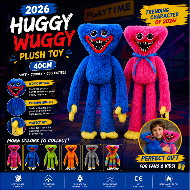 Huggy Wuggy Plush Toy