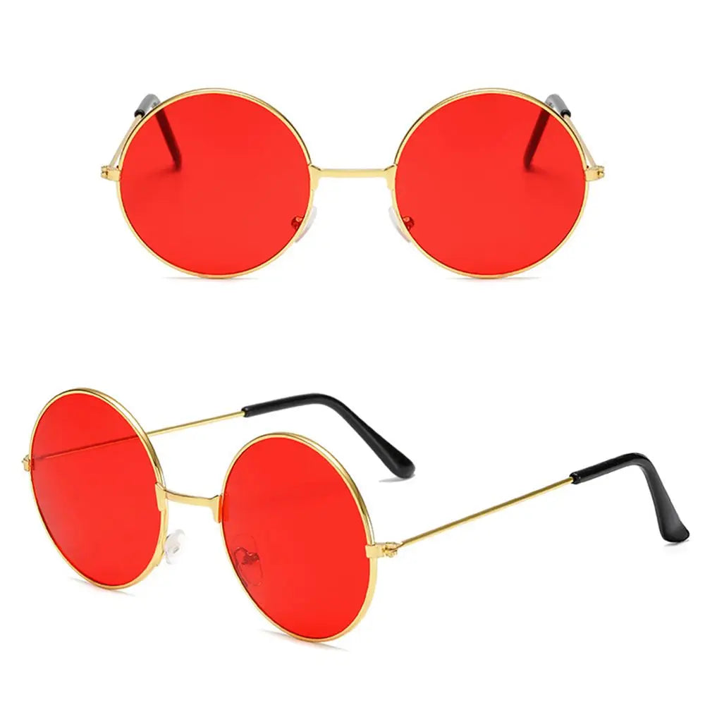 Fashion Party Hippie Round Sunglasses Metal Sunglasses Circle Glasses Eyewear