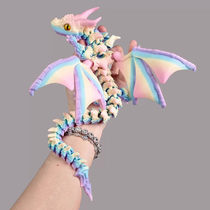 3D Printed Big Horn Dragon Toy