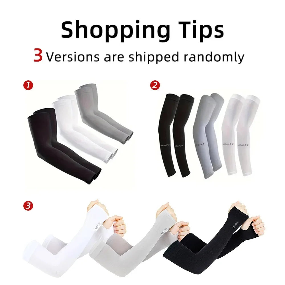 Breathable Sun Protection Sleeves - Cooling, UV Protection For Driving, Golfing, Fishing, Cycling, Hiking & Doing Sports