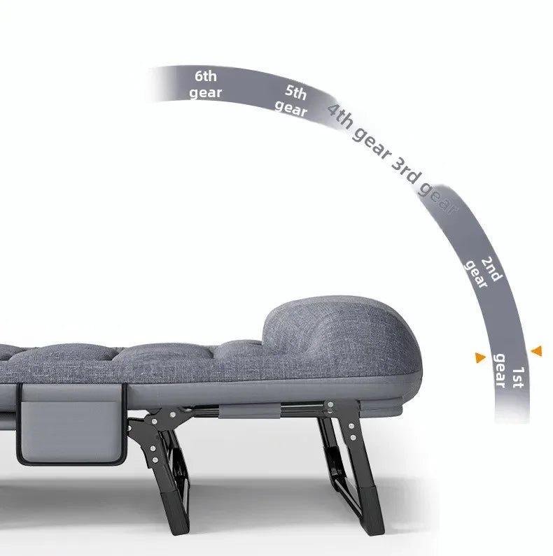 Household GoodsLunch Break Folding Bed Office Single Recliner Portable Hospital Escort March Dual-purpose Nap Bed