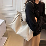 Women Tote Bags Fashion Underarm Pouch Large Capacity Soft Pu Shoulder Bag Retro Crossbody Bag Casual Portable Bucket Bag