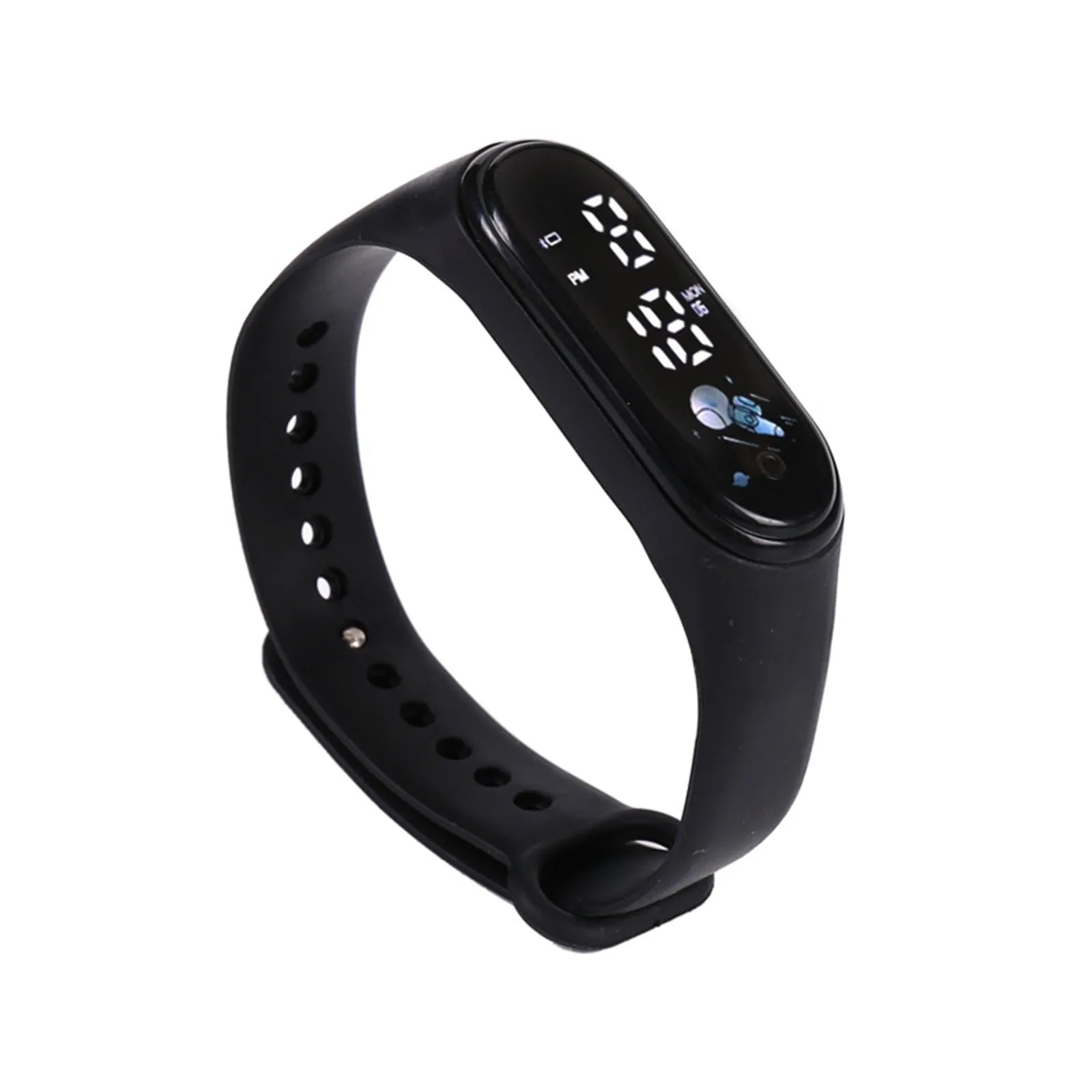 Children'S Smart Sports Watch Outdoor Electronic Fitness Smart Silicone Bracelet Children'S Waterproof Multifunctional Watch