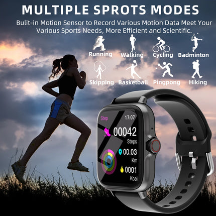 DESERTCAT 1.83" Bluetooth Smart Watch – Fitness Tracker & Call Function