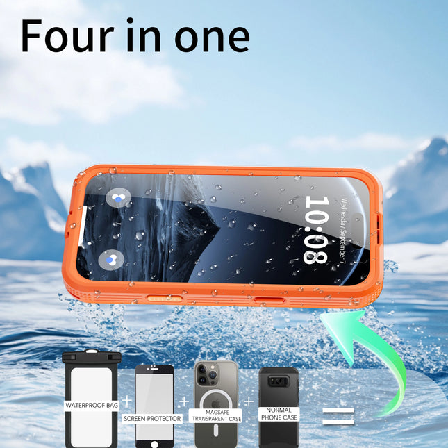 Magnetic Waterproof Phone Case for Swimming & Diving
