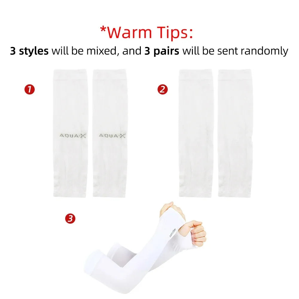 Breathable Sun Protection Sleeves - Cooling, UV Protection For Driving, Golfing, Fishing, Cycling, Hiking & Doing Sports