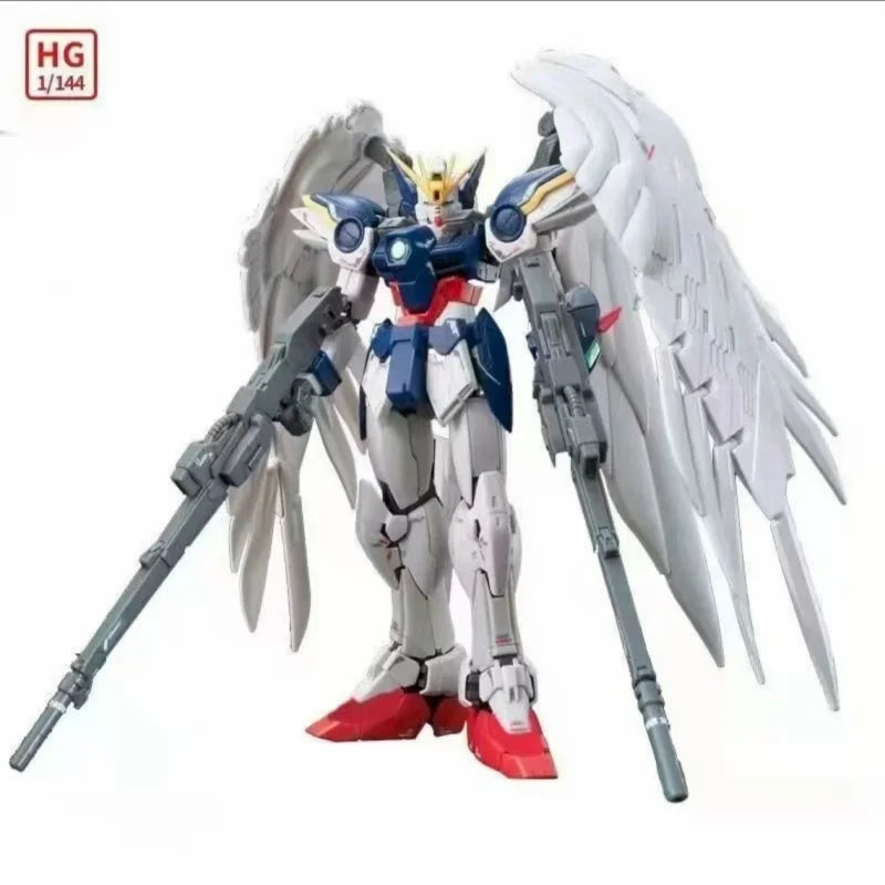 Hg 1/144 Wing Zero Xxxg-00w0 Assembly Model Kit Collection Figure Animation Peripheral Toy Ornament Desktop Decorations Gift