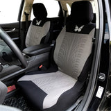Car Seat Cover Full Set, Universal Butterfly Pattern Embroidery Auto Seat Cover Set
