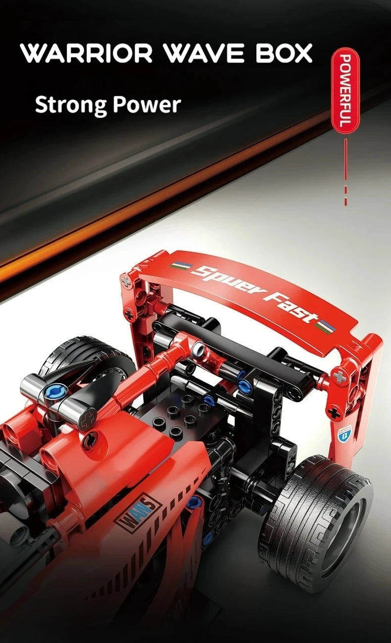 2025 Technical NEW F1 Racing Car Building Blocks Set MOC Model Kit DIY Assembly Bricks Creative Educational Toys For Children