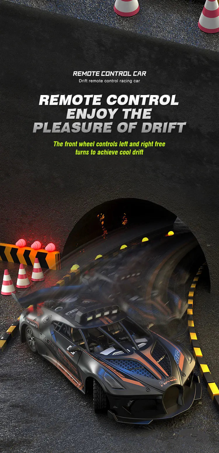 RC Car High Speed Sports Remote Controlled Mini Scale Model Vehicle Electric Drift Racing Car Toys for Boys Kids Birthday Gifts