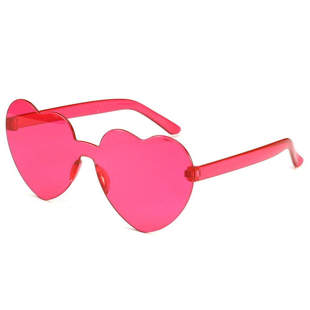 Sun Glasses Goggles Uv Gradient Heart Sunglasses Heart-Shaped Sunglasses Fashionable Colorful Eyeglasses Eyewear Driving Goggles