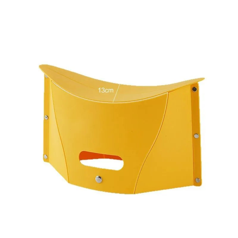 Folding Card Stool Portable Plastic Camping Chair Multi-Function Outdoor Foldable Lightweight Seat for Fishing Picnic Travel