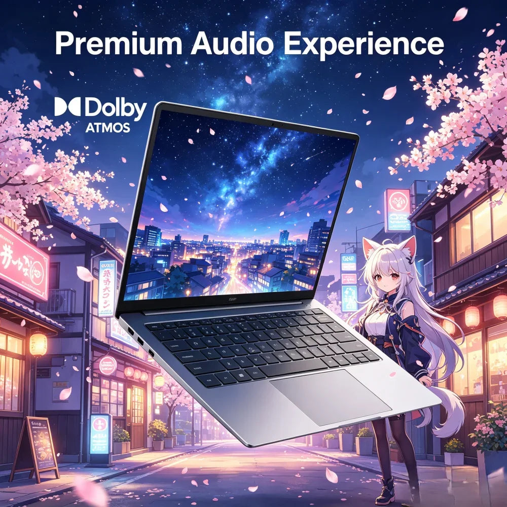 2026 New 14.1" Slim Laptop Intel i7-8650U Win11 Pro 32GB RAM 2TB M.2 SSD For Office & Study Use