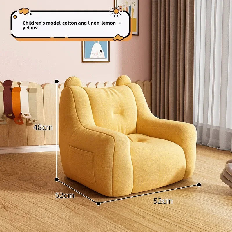 Adult sofa lazy sofa chair reading book corner small sofa chair bedroom cartoon lazy seat