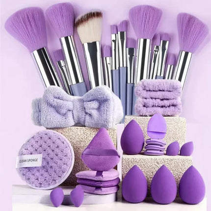 33PCS Professional Makeup Brush & Beauty Blender Set
