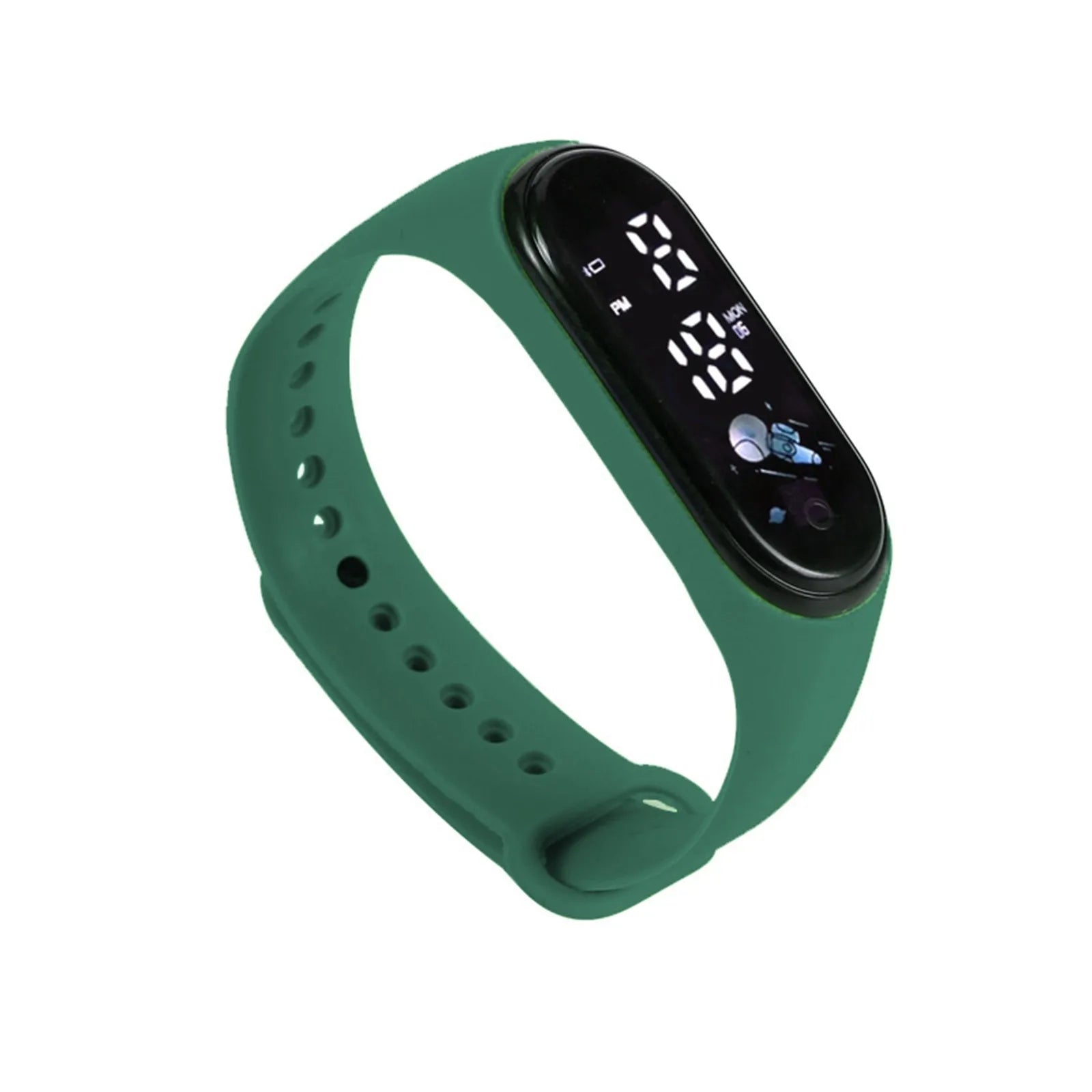 Children'S Smart Sports Watch Outdoor Electronic Fitness Smart Silicone Bracelet Children'S Waterproof Multifunctional Watch