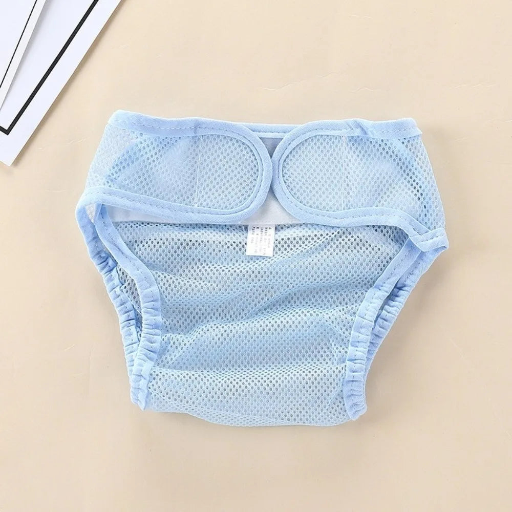 Baby Mesh Baby Diaper Washable Breathable Newborn Training Pants Cotton Reusable Cloth Nappies Toddler Stuff