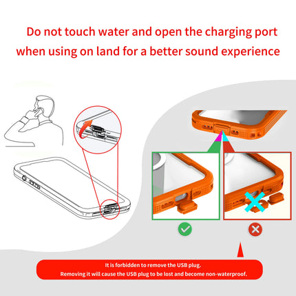 Magnetic Waterproof Phone Case for Swimming & Diving