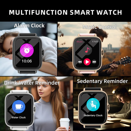 DESERTCAT 1.83" Bluetooth Smart Watch – Fitness Tracker & Call Function