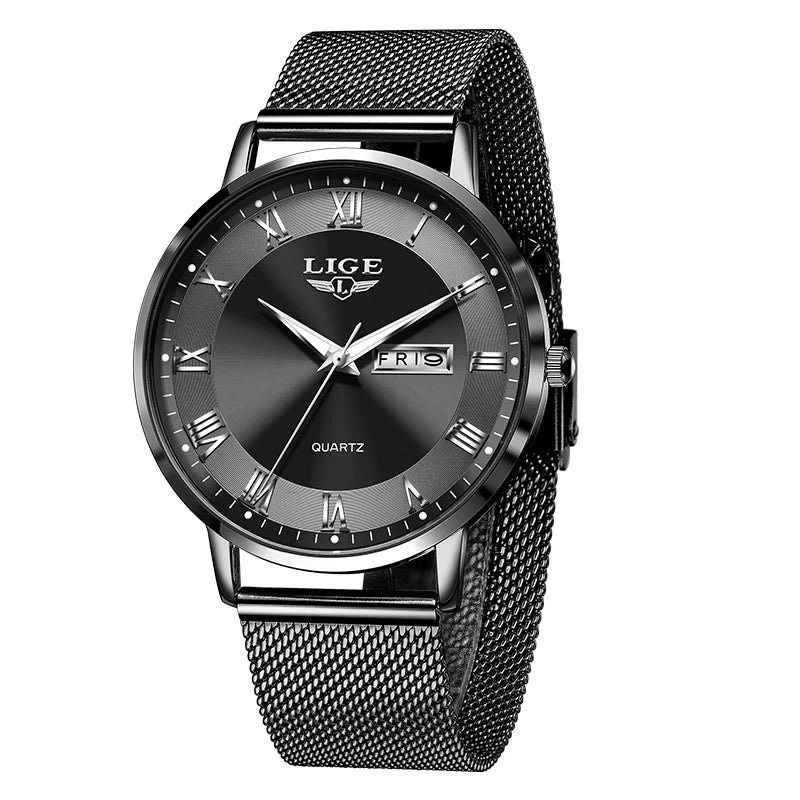 LIGE New Creative Ladies Watches Fashion Waterproof Quartz Watch For Women Casual Sport Bracelet Watch Female Relogio Feminino