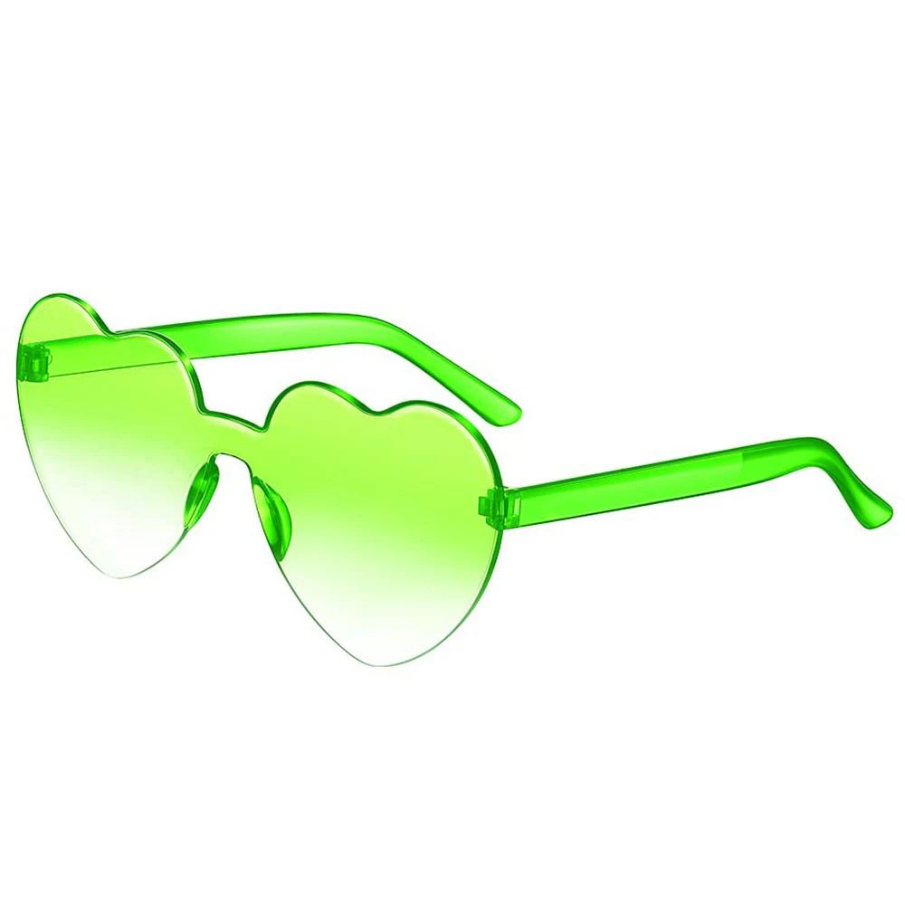 Sun Glasses Goggles Uv Gradient Heart Sunglasses Heart-Shaped Sunglasses Fashionable Colorful Eyeglasses Eyewear Driving Goggles