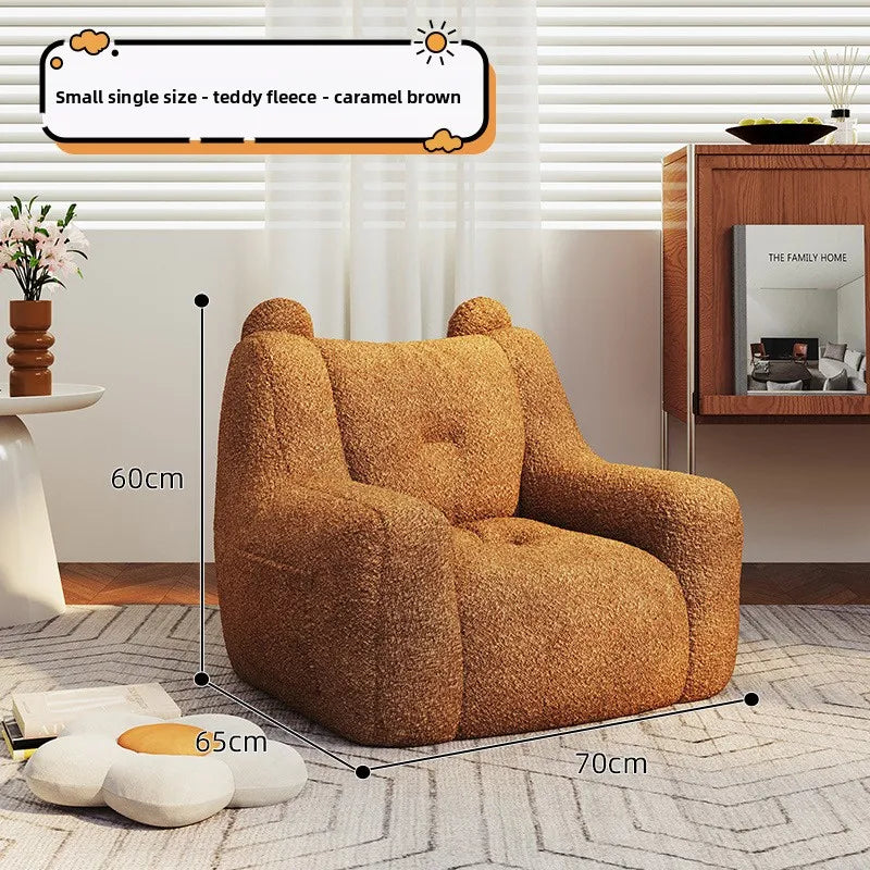 Adult sofa lazy sofa chair reading book corner small sofa chair bedroom cartoon lazy seat