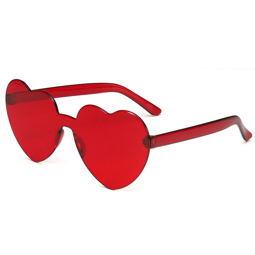 Sun Glasses Goggles Uv Gradient Heart Sunglasses Heart-Shaped Sunglasses Fashionable Colorful Eyeglasses Eyewear Driving Goggles