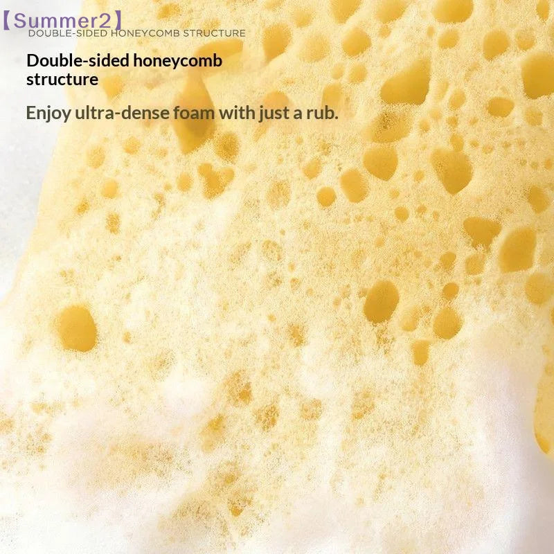 Ultra Soft Bath Sponge With Non-Slip Cotton Strap Rich Foaming Body Scrubber Multi-use Shower Exfoliating Body Cleansing Tool{S}