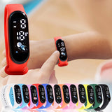 Children'S Smart Sports Watch Outdoor Electronic Fitness Smart Silicone Bracelet Children'S Waterproof Multifunctional Watch