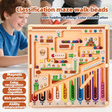 Magnetic Wooden Maze Learning Board