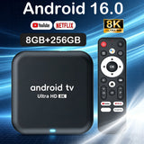 Android 16 Smart TV Box Q18 RK3518 Chip 8GB+256GB 8K Media Player Google Voice Assistant Dual WiFi BT 6.0 Very Fast Set Top Box
