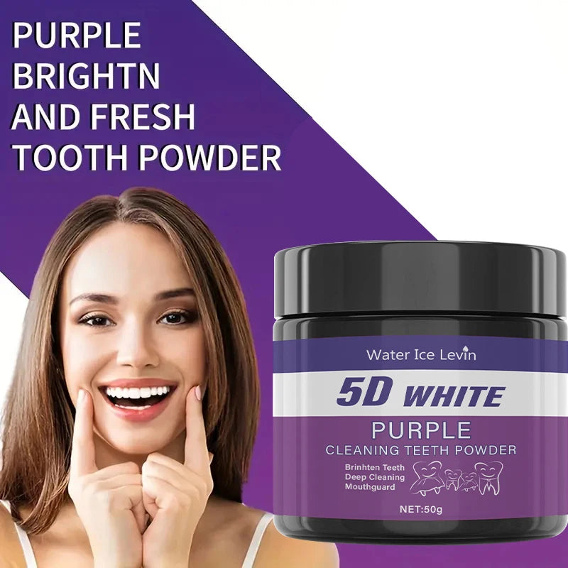 Purple Whitening Teeth Powder
