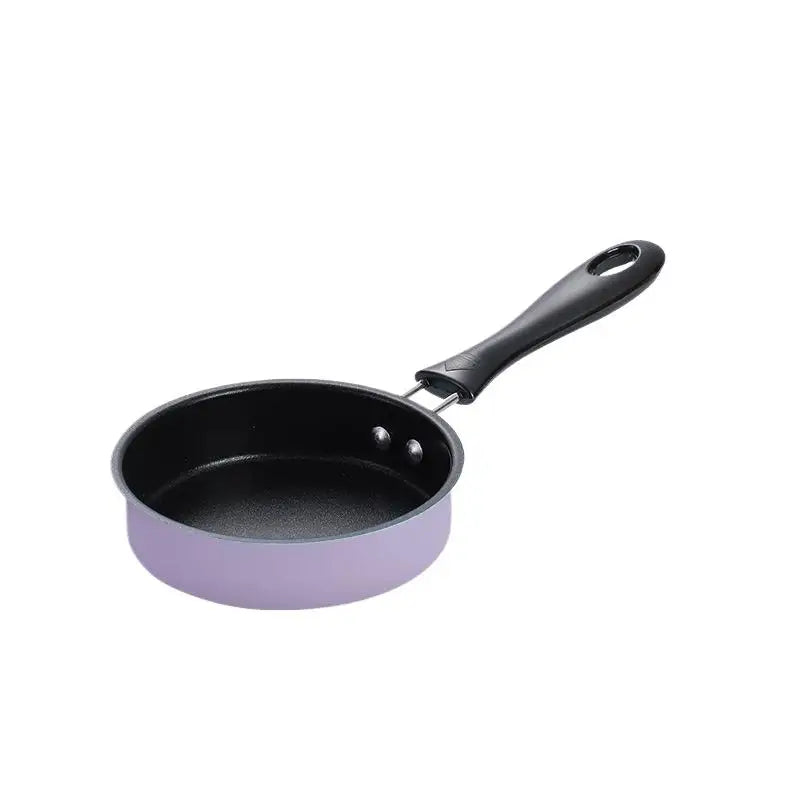 Portable Omelette Pan Mini Nonstick Cast Iron Skillet With Handle For Induction & Gas Cooktops Children Breakfast Pot【Homeclub】
