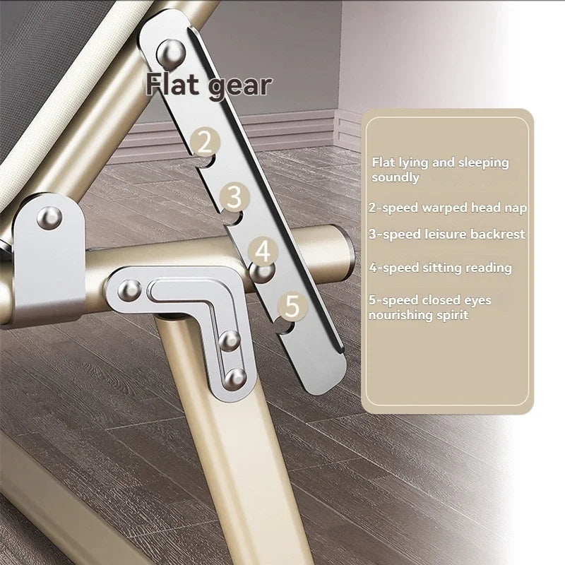 Household Goods Lounge Chair, Outdoor Camping, Simple Folding Bed,  Single Bed, Office Nap, Nap Bed, Marching Bed