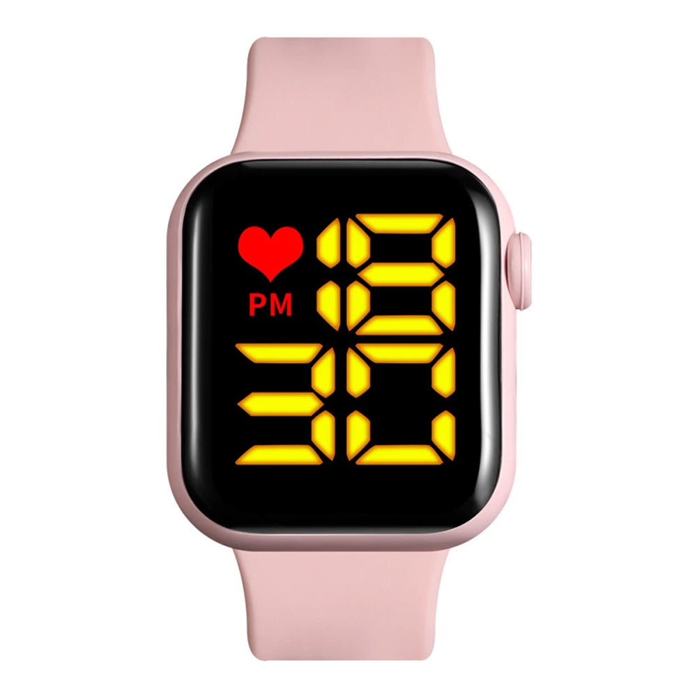 Simple Classic Digital Led Sport Watch Men And Women Silicone  Electronic Wristwatch Fitness Male Kids Hours Clock