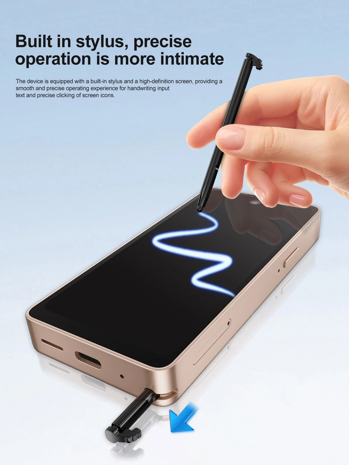 SERVO Mini Smartphone Android 8.1 Built in Stylus 4" Display 16GB ROM Face Unlock GPS WIFI Play Store 3G WCDMA Tiny Mobile Phone