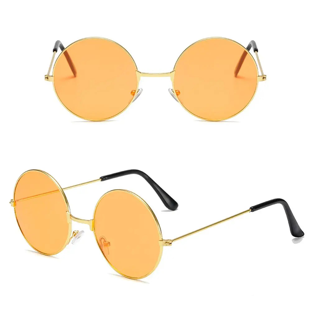 Fashion Party Hippie Round Sunglasses Metal Sunglasses Circle Glasses Eyewear