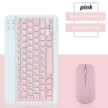 Universal Wireless Bluetooth Keyboard & Mouse Combo for Laptop, Tablet & Desktop
