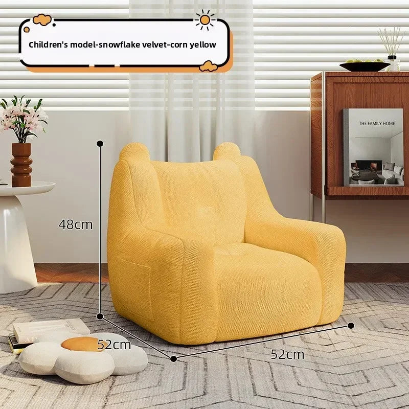 Adult sofa lazy sofa chair reading book corner small sofa chair bedroom cartoon lazy seat