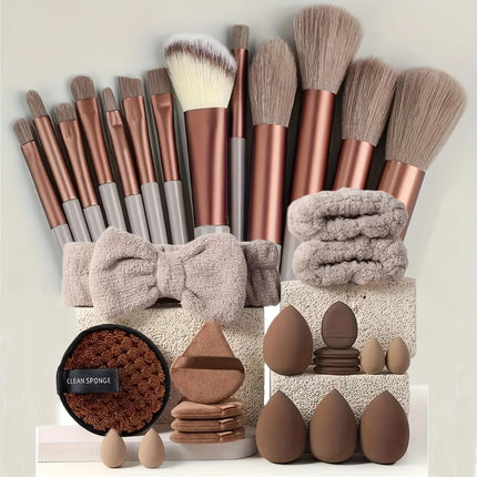 33PCS Professional Makeup Brush & Beauty Blender Set