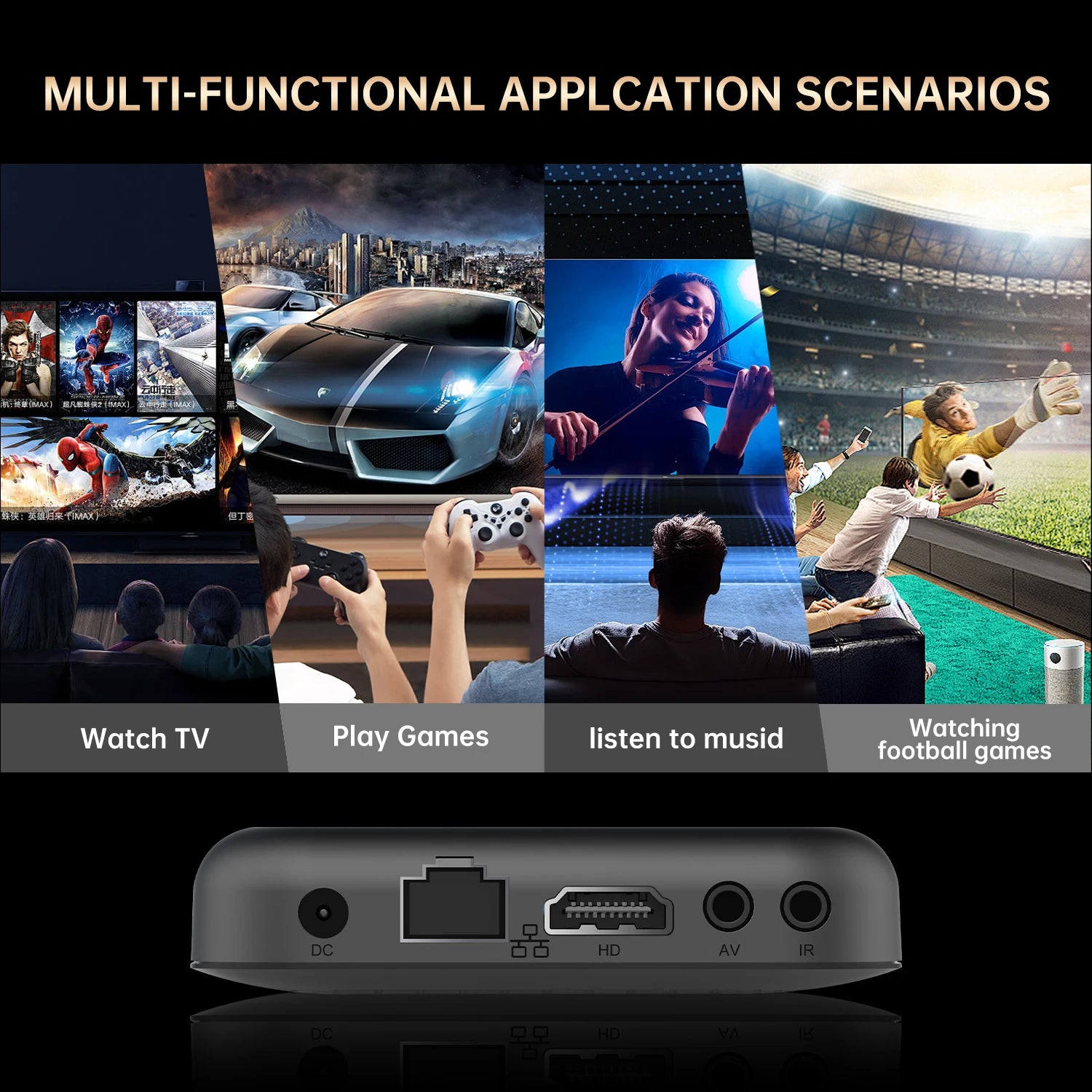 Android 16 Smart TV Box Q18 RK3518 Chip 8GB+256GB 8K Media Player Google Voice Assistant Dual WiFi BT 6.0 Very Fast Set Top Box