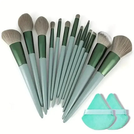 Soft Cosmetic Brush Set with Blender