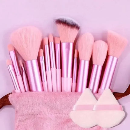 Soft Cosmetic Brush Set with Blender