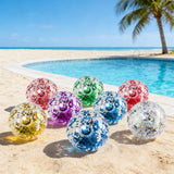 1pc 10.6 inch Inflatable Glitter Beach Ball Seaside Water Toys And Pool Party Gifts Carnival Prizes Water Game Toys