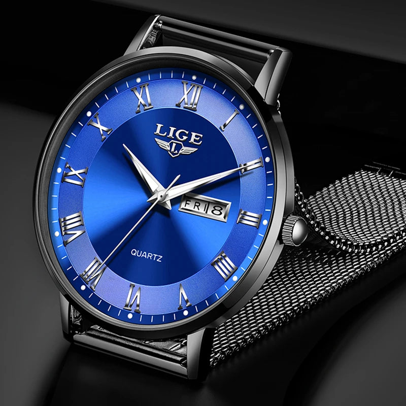 LIGE New Creative Ladies Watches Fashion Waterproof Quartz Watch For Women Casual Sport Bracelet Watch Female Relogio Feminino